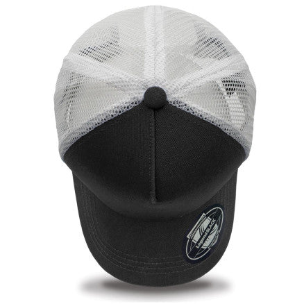 RCA Striped Trucker Cap - Black/White