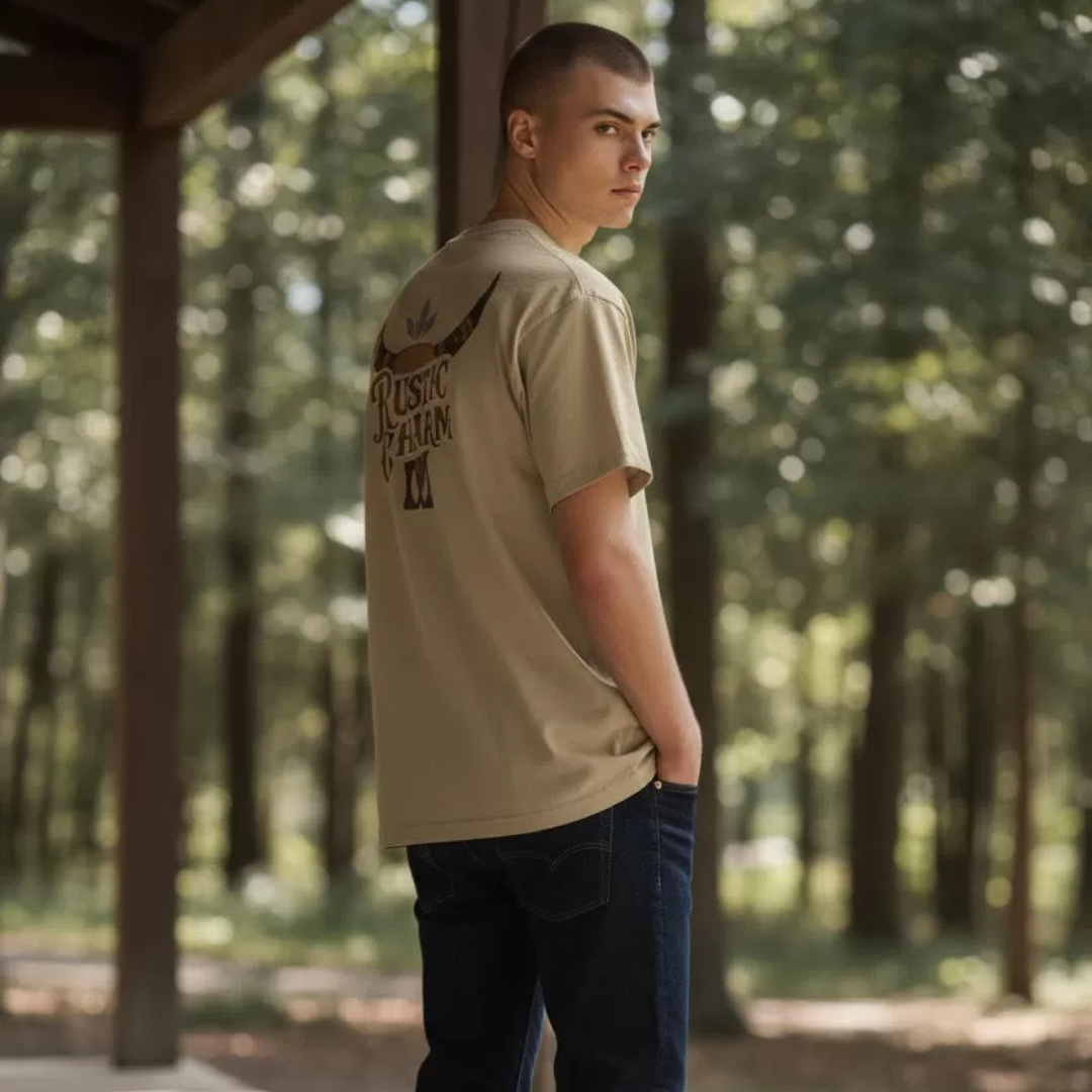 RCA SCULL Cotton Tee