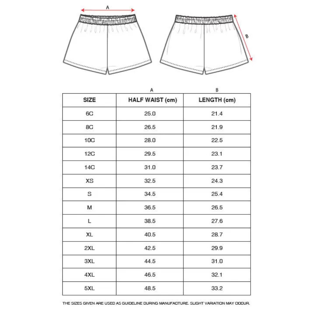 RCA ARMY GREEN CAMO FOOTY SHORTS